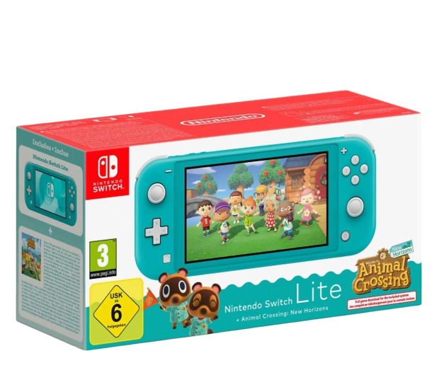 Nintendo Switch Lite Turquoise + ACNH bundle - 1363845 - zdjęcie